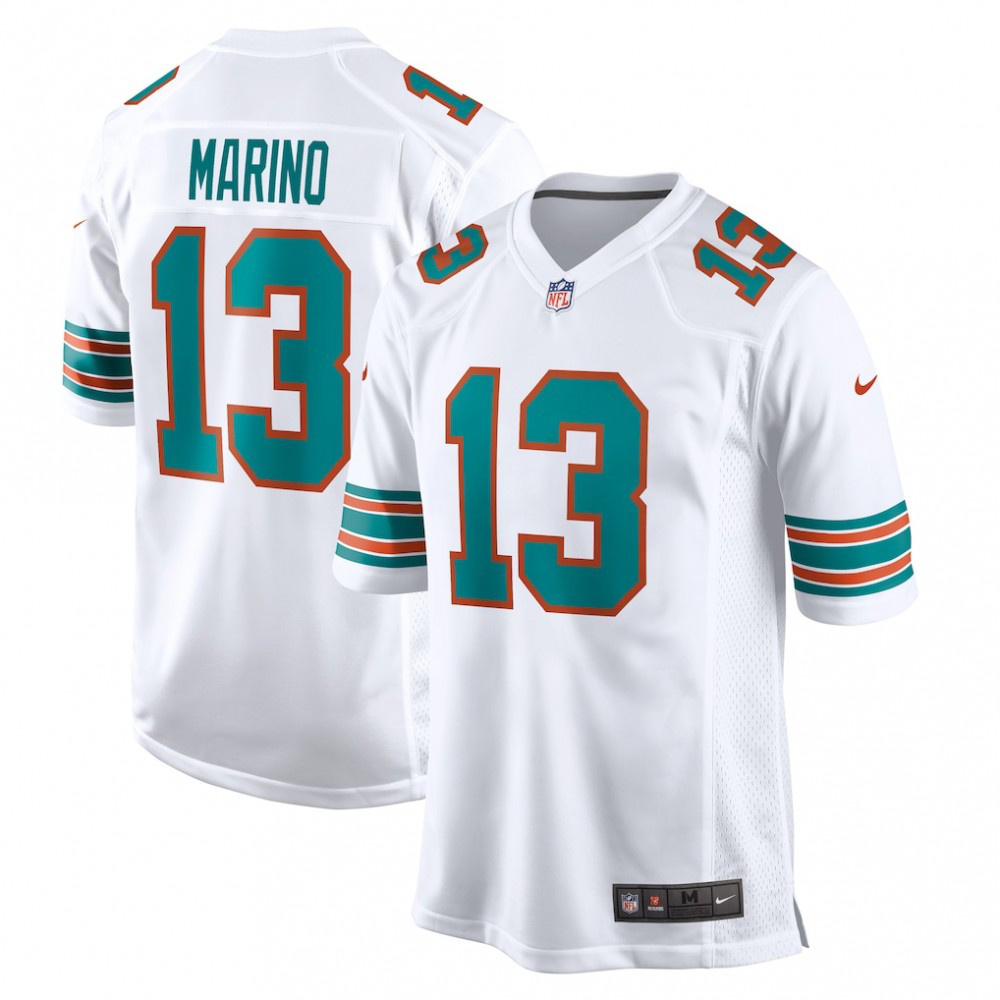 Dan Marino Miami Dolphins Nike Retired Player Jersey - White-GridironStore
